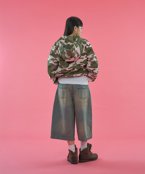 WISH FOR EVER(ウィッシュフォーエバー)の「【 3color / 3size 】DRAW CODE COLOR SCHEME ANORAK / ドローコードカラースキームアノラック(パーカー・メンズ・ピンク/ブルー/オレンジ・MEDIUM/LARGE/SMALL)」の6枚目の写真