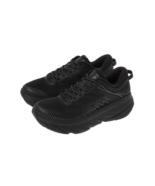 HOKA（ホカ）の「W BONDI 7 1110519-BBLC（スニーカー・レディース・ブラック・24.5cm/24cm/23.5cm/23cm/25cm）」の2枚目の写真