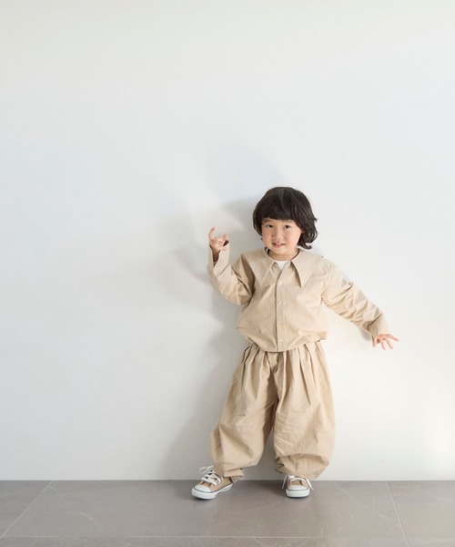 LOWRYS FARM（ローリーズファーム）の「セーラーシャツＬＳ　642963（シャツ/ブラウス・キッズ・ベージュ/ブラック/オフホワイト・120cm/110cm/130cm/150cm/140cm）」の11枚目の写真