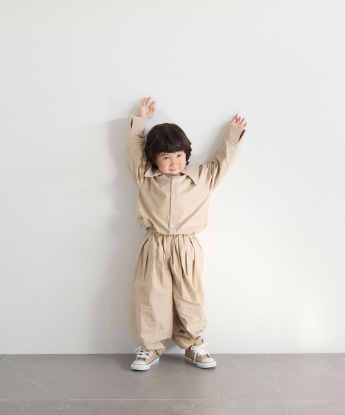 LOWRYS FARM（ローリーズファーム）の「セーラーシャツＬＳ　642963（シャツ/ブラウス・キッズ・ベージュ/ブラック/オフホワイト・120cm/110cm/130cm/150cm/140cm）」の12枚目の写真