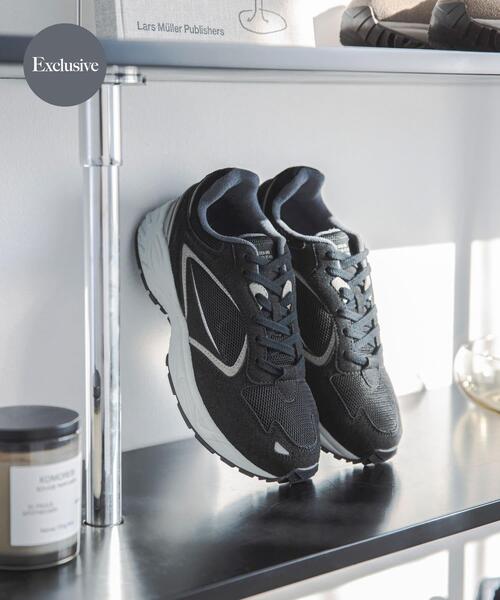 MoonStar（ムーンスター）の「『別注』MOONSTAR×DOORS　STUDEN（スニーカー・レディース・ベージュ/ブラック・23/24.5/24/23.5/25）」の2枚目の写真