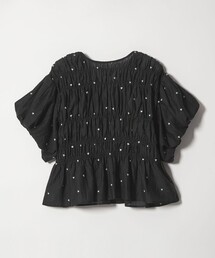 EMMEL REFINES（エメルリファインズ）の「＜EMMEL REFINES＞EM ハートシシュウ シャーリング ブラウス（シャツ/ブラウス）」