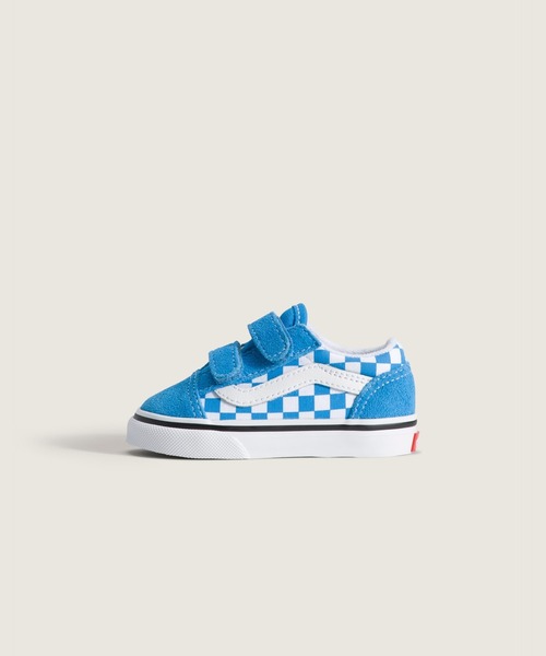 VANS(バンズ)の「トドラー オールドスクール V / Old Skool V COLOR THEORY CHECK VN000CRWFNM1(スニーカー・キッズ・ブルー・4/5/6/7/8/9/10)」の1枚目の写真