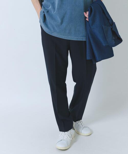 ITEMS URBANRESEARCH(アイテムズ アーバンリサーチ)の「『撥水/防汚/接触冷感』多機能 ウエスト切替 イージーパンツ(楽着シリーズ)(その他パンツ・メンズ・チャコールグレー/ネイビー/ベージュ・MEDIUM/LARGE)」の13枚目の写真