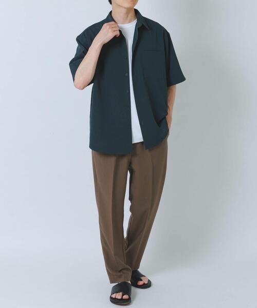 ITEMS URBANRESEARCH(アイテムズ アーバンリサーチ)の「『撥水/防汚/接触冷感』多機能 ウエスト切替 イージーパンツ(楽着シリーズ)(その他パンツ・メンズ・チャコールグレー/ネイビー/ベージュ・MEDIUM/LARGE)」の18枚目の写真