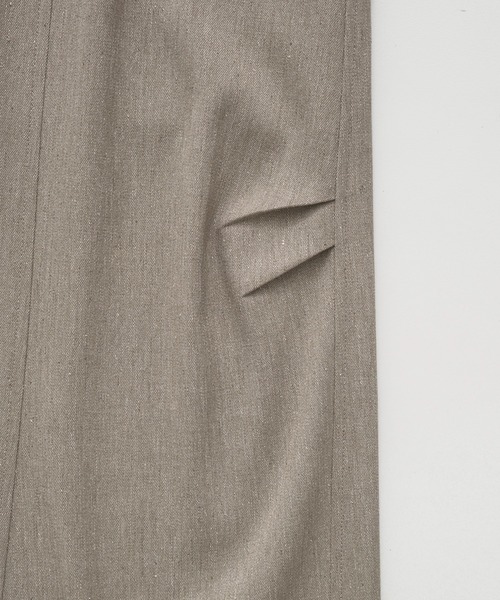 CITY TOKYO(シティトウキョウ)の「【CITY TOKYO/シティートウキョウ】タッキングカーゴスカート(スカート・レディース・ベージュ/ブラック・1/2)」の10枚目の写真