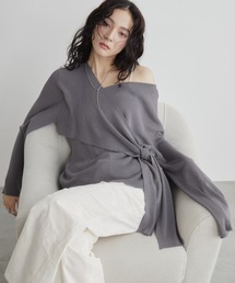 Aunt Marie's（アントマリーズ）の「フロントタイニット（ニット/セーター）」