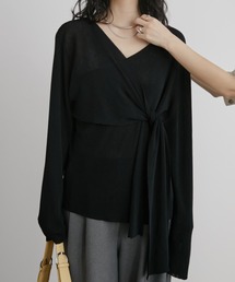 Aunt Marie's（アントマリーズ）の「フロントタイニット（ニット/セーター）」