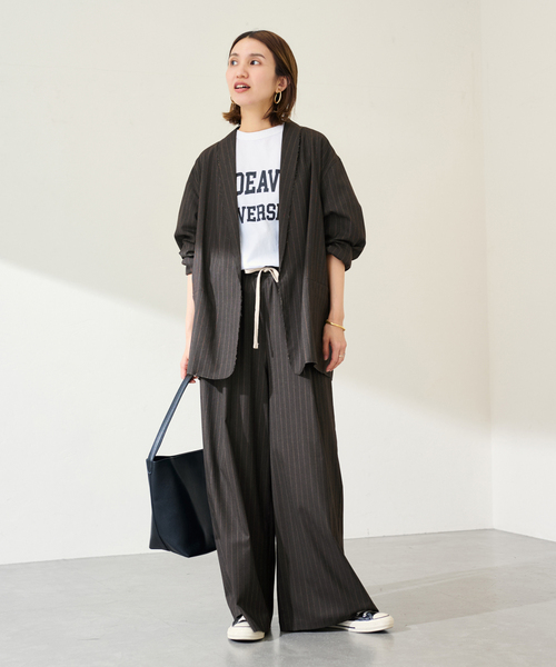 FRAMeWORK(フレームワーク)の「TOPカラーイージースラックス(スラックス・レディース・ブラウン系その他/ベージュ・36/38/40)」の3枚目の写真