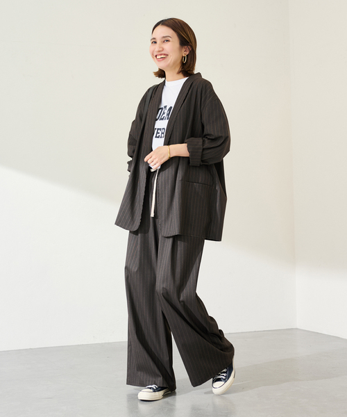 FRAMeWORK(フレームワーク)の「TOPカラーイージースラックス(スラックス・レディース・ブラウン系その他/ベージュ・36/38/40)」の4枚目の写真