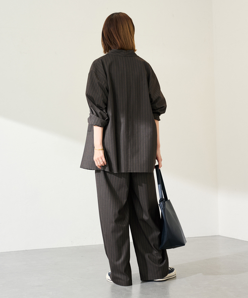 FRAMeWORK(フレームワーク)の「TOPカラーイージースラックス(スラックス・レディース・ブラウン系その他/ベージュ・36/38/40)」の5枚目の写真