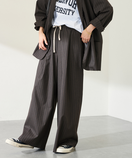 FRAMeWORK(フレームワーク)の「TOPカラーイージースラックス(スラックス・レディース・ブラウン系その他/ベージュ・36/38/40)」の7枚目の写真