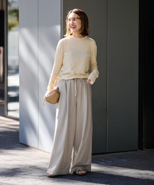 FRAMeWORK(フレームワーク)の「TOPカラーイージースラックス(スラックス・レディース・ブラウン系その他/ベージュ・36/38/40)」の11枚目の写真