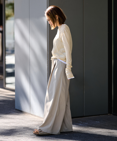 FRAMeWORK(フレームワーク)の「TOPカラーイージースラックス(スラックス・レディース・ブラウン系その他/ベージュ・36/38/40)」の12枚目の写真