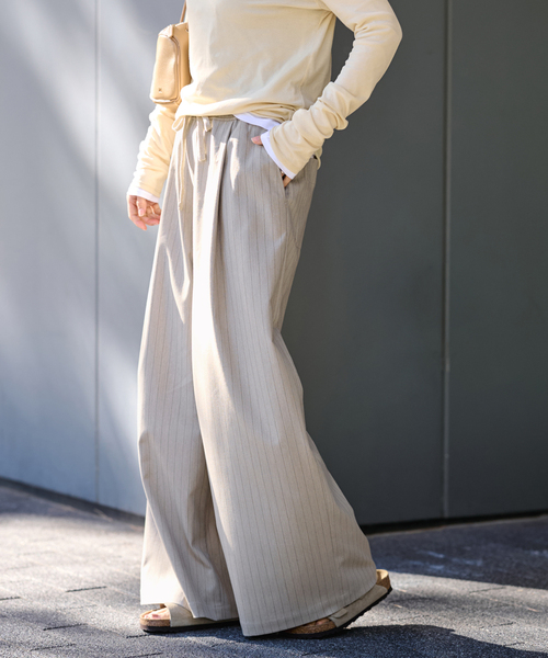 FRAMeWORK(フレームワーク)の「TOPカラーイージースラックス(スラックス・レディース・ブラウン系その他/ベージュ・36/38/40)」の14枚目の写真