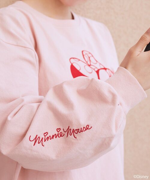 Disney(ディズニー)の「Disney/アソートプリントロンTEE(Tシャツ/カットソー・レディース・チャコールグレー/ブラウン/グリーン/ピンク/ライトブルー/ラベンダー・FREE)」の13枚目の写真