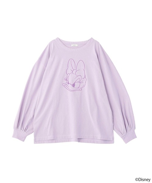 Disney(ディズニー)の「Disney/アソートプリントロンTEE(Tシャツ/カットソー・レディース・チャコールグレー/ブラウン/グリーン/ピンク/ライトブルー/ラベンダー・FREE)」の22枚目の写真