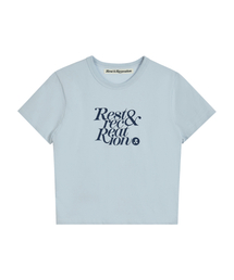 Rest&Recreation | BASIC LOGO T-SHIRT - LIGHT BLUE(Tシャツ/カットソー)