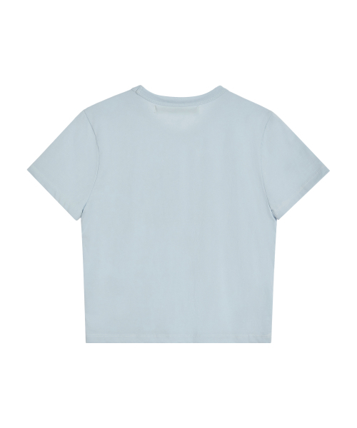 Rest&Recreation(レストアンドレクリエーション)の「BASIC LOGO T-SHIRT - LIGHT BLUE(Tシャツ/カットソー・レディース・その他・ONE)」の2枚目の写真