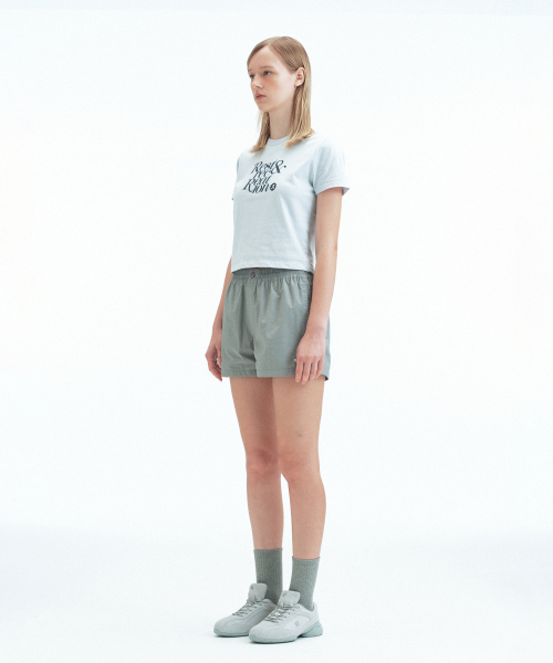 Rest&Recreation(レストアンドレクリエーション)の「BASIC LOGO T-SHIRT - LIGHT BLUE(Tシャツ/カットソー・レディース・その他・ONE)」の4枚目の写真