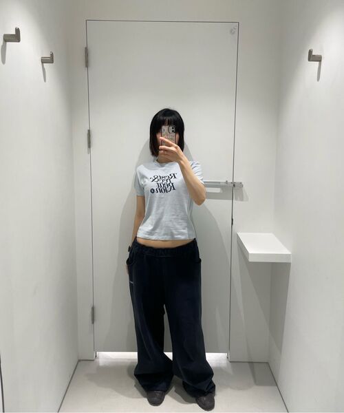Rest&Recreation(レストアンドレクリエーション)の「BASIC LOGO T-SHIRT - LIGHT BLUE(Tシャツ/カットソー・レディース・その他・ONE)」の6枚目の写真