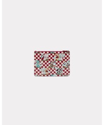 セール】'KENZO Wild Tiger' ミニ フォールド ウォレット イン レザー