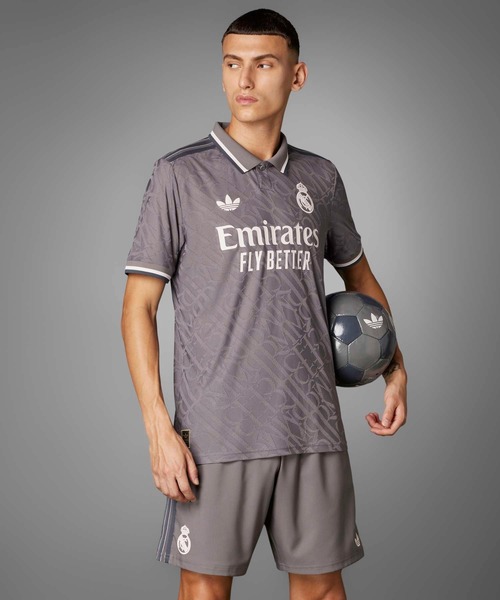 adidas レアル・マドリード 3XL グレー シャツ セール】レアル・マドリード 24/25 サードユニフォーム / アディダス