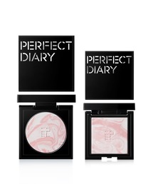 PERFECT DIARY（パーフェクト ダイアリー）の「トランスルーセント セッティングパウダー 10g+3g セット 全 2 色 ブルー / ピンク（ファンデーション）」