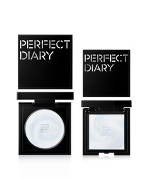 PERFECT DIARY（パーフェクト ダイアリー）の「トランスルーセント セッティングパウダー 10g+3g セット 全 2 色 ブルー / ピンク（ファンデーション）」