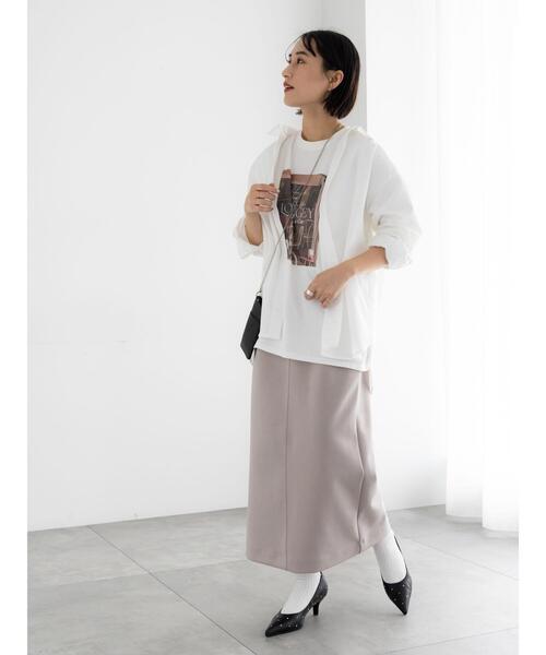 Te chichi（テチチ）の「フォトプリントロングスリーブTシャツ（Tシャツ/カットソー・レディース・ブラック/オフホワイト・F）」の11枚目の写真