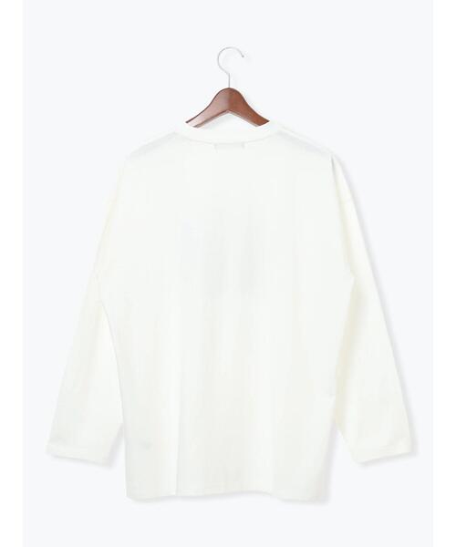 Te chichi（テチチ）の「フォトプリントロングスリーブTシャツ（Tシャツ/カットソー・レディース・ブラック/オフホワイト・F）」の7枚目の写真