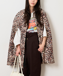 Bonum（ボナム）の「LEOPARD CAPE SPRING コート（ポンチョ）」
