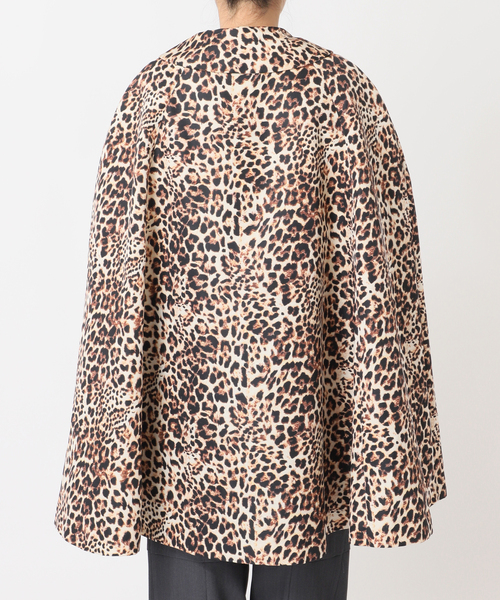 Bonum(ボナム)の「LEOPARD CAPE SPRING コート(ポンチョ・レディース・ブラウン・FREE)」の18枚目の写真