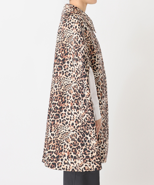 Bonum(ボナム)の「LEOPARD CAPE SPRING コート(ポンチョ・レディース・ブラウン・FREE)」の19枚目の写真