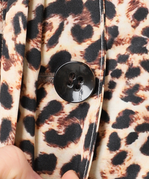 Bonum(ボナム)の「LEOPARD CAPE SPRING コート(ポンチョ・レディース・ブラウン・FREE)」の22枚目の写真