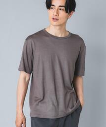 URBAN RESEARCH ROSSO MEN | 『マシンウォッシャブル』『XLサイズあり』ハイクオリティショートスリーブウールTシャツ(Tシャツ/カットソー)