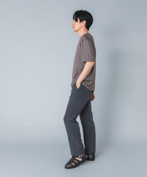URBAN RESEARCH ROSSO MEN（アーバンリサーチロッソメン）の「『マシンウォッシャブル』『XLサイズあり』ハイクオリティショートスリーブウールTシャツ（Tシャツ/カットソー・メンズ・ブラック/グレー系その他/ネイビー・X-LARGE/LARGE/MEDIUM）」の7枚目の写真