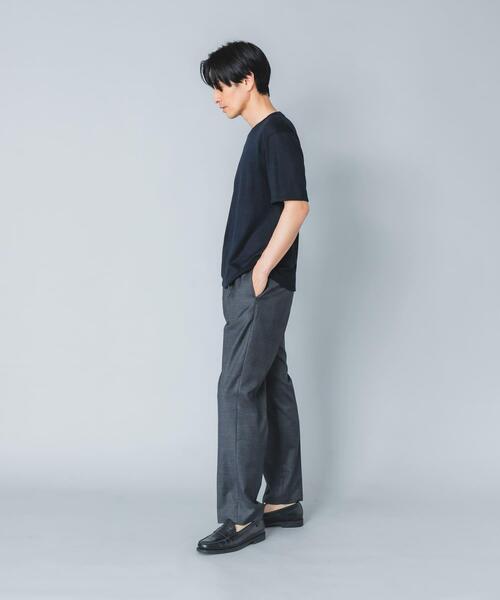 URBAN RESEARCH ROSSO MEN（アーバンリサーチロッソメン）の「『マシンウォッシャブル』『XLサイズあり』ハイクオリティショートスリーブウールTシャツ（Tシャツ/カットソー・メンズ・ブラック/グレー系その他/ネイビー・X-LARGE/LARGE/MEDIUM）」の20枚目の写真