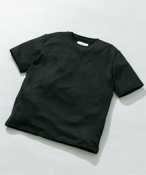 URBAN RESEARCH ROSSO MEN（アーバンリサーチロッソメン）の「『XLサイズあり』ハイクオリティショートスリーブウールTシャツ（Tシャツ/カットソー・メンズ・ブラック/グレー系その他/ネイビー・X-LARGE/LARGE/MEDIUM）」の2枚目の写真