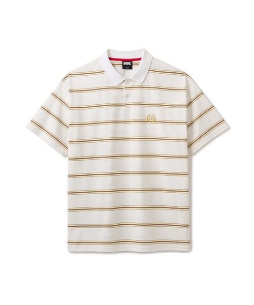 FTC（エフティーシー）の「STRIPE POLO（ポロシャツ・メンズ・イエロー/ネイビー/ホワイト・X-LARGE/LARGE/MEDIUM）」の2枚目の写真