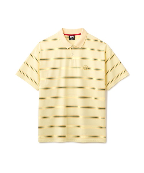 FTC（エフティーシー）の「STRIPE POLO（ポロシャツ・メンズ・イエロー/ネイビー・X-LARGE/LARGE）」の2枚目の写真