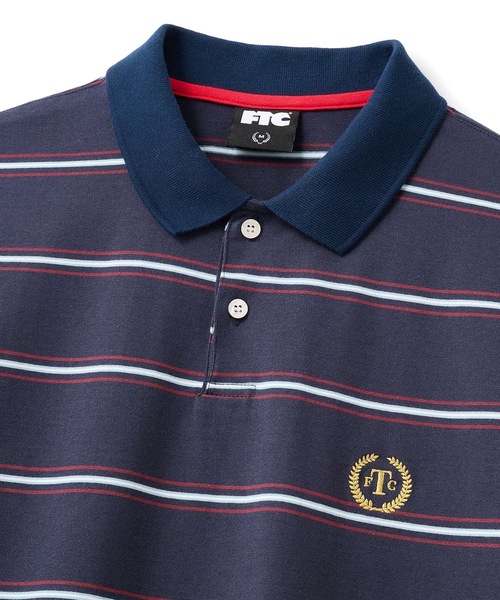 FTC（エフティーシー）の「STRIPE POLO（ポロシャツ・メンズ・イエロー/ネイビー/ホワイト・X-LARGE/LARGE/MEDIUM）」の5枚目の写真