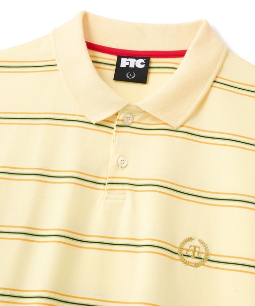 FTC（エフティーシー）の「STRIPE POLO（ポロシャツ・メンズ・イエロー/ネイビー/ホワイト・X-LARGE/LARGE/MEDIUM）」の6枚目の写真