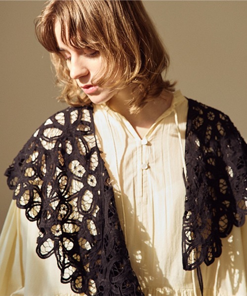 studio CLIP（スタディオクリップ）の「《natural by clip》ドビーストライプギャザーワンピース（ワンピース・レディース・クリーム/ブルー・FREE/PF）」の3枚目の写真