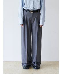 JKOO（ジェイクー）の「マルチプリーツワイドパンツ _ グレー（スラックス）」