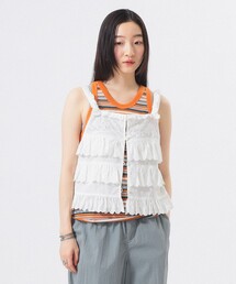 カットワーク キャミソール