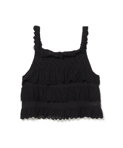 BEAMS BOY(ビームスボーイ)の「【8/20再値下げ】カットワーク キャミソール(シャツ/ブラウス・レディース・ブラック/オフホワイト・1/2)」の10枚目の写真