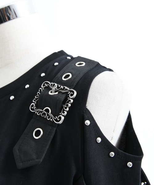TRAVAS TOKYO(トラバス トウキョウ)の「『TRAVAS TOKYO/トラバス トーキョー』ベルト使いくまプリントTシャツ(Tシャツ/カットソー・レディース・ホワイト/ブラック・FREE)」の21枚目の写真