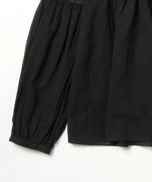 Demi-Luxe BEAMS（デミルクス ビームス）の「Demi-Luxe BEAMS / リバーレース スタンド プルオーバー（シャツ/ブラウス・レディース・ホワイト/ブラック・38/36）」の14枚目の写真