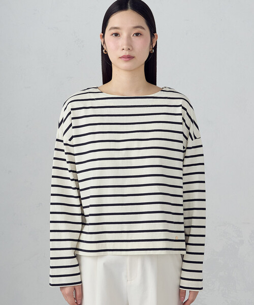 COMME CA ISM(コムサイズム)の「ボーダー ロンT(Tシャツ/カットソー・レディース・ネイビー×ホワイト/ホワイト×ネイビー・LARGE/MEDIUM)」の22枚目の写真